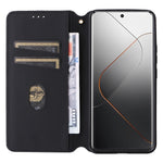 For Xiaomi 14 Pro Cell Phone Case Magnetic Closing Leather Wallet Phone Cover