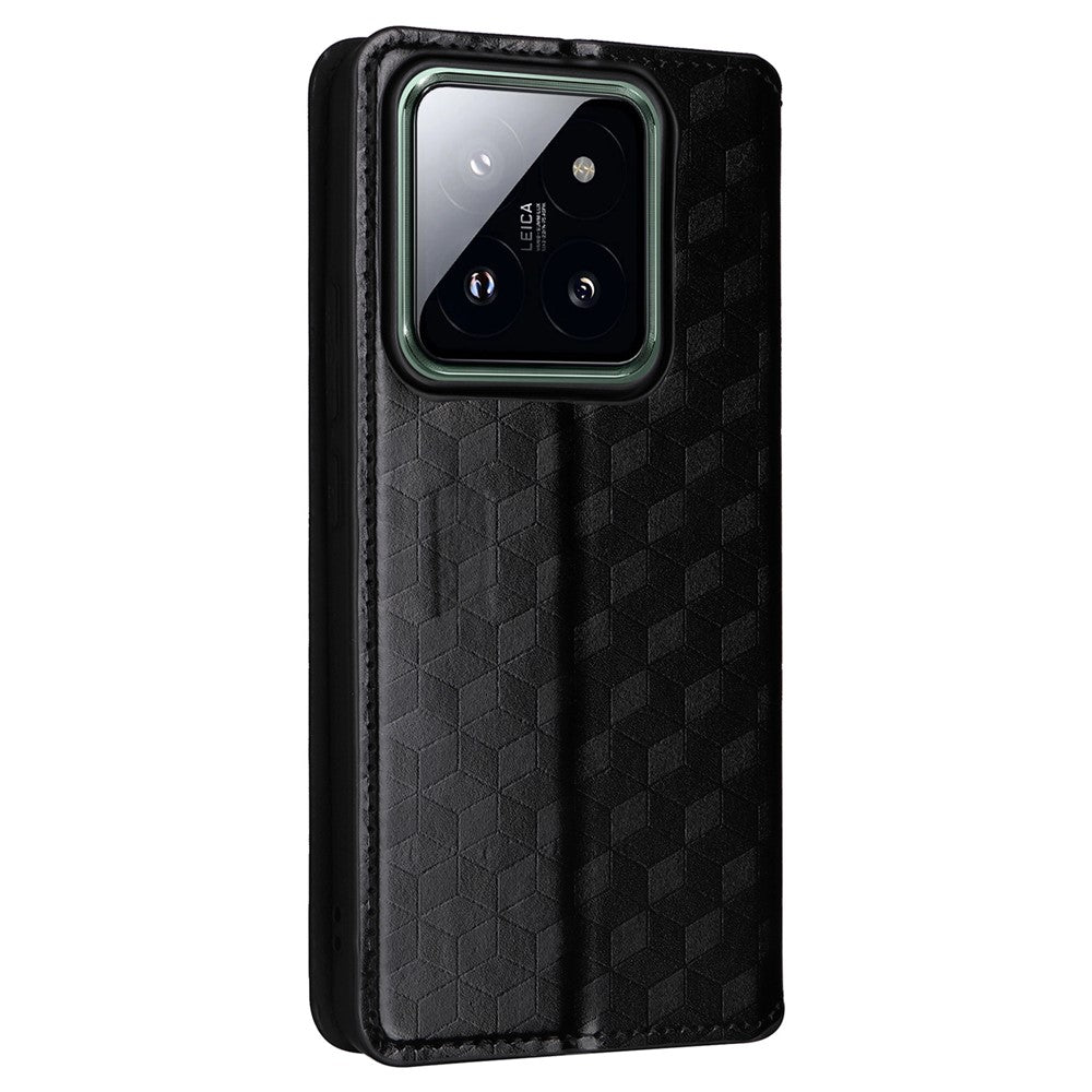 For Xiaomi 14 Pro Cell Phone Case Magnetic Closing Leather Wallet Phone Cover