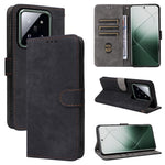 For Xiaomi 14 Pro PU Leather Smartphone Case RFID Blocking Phone Cover with Strap