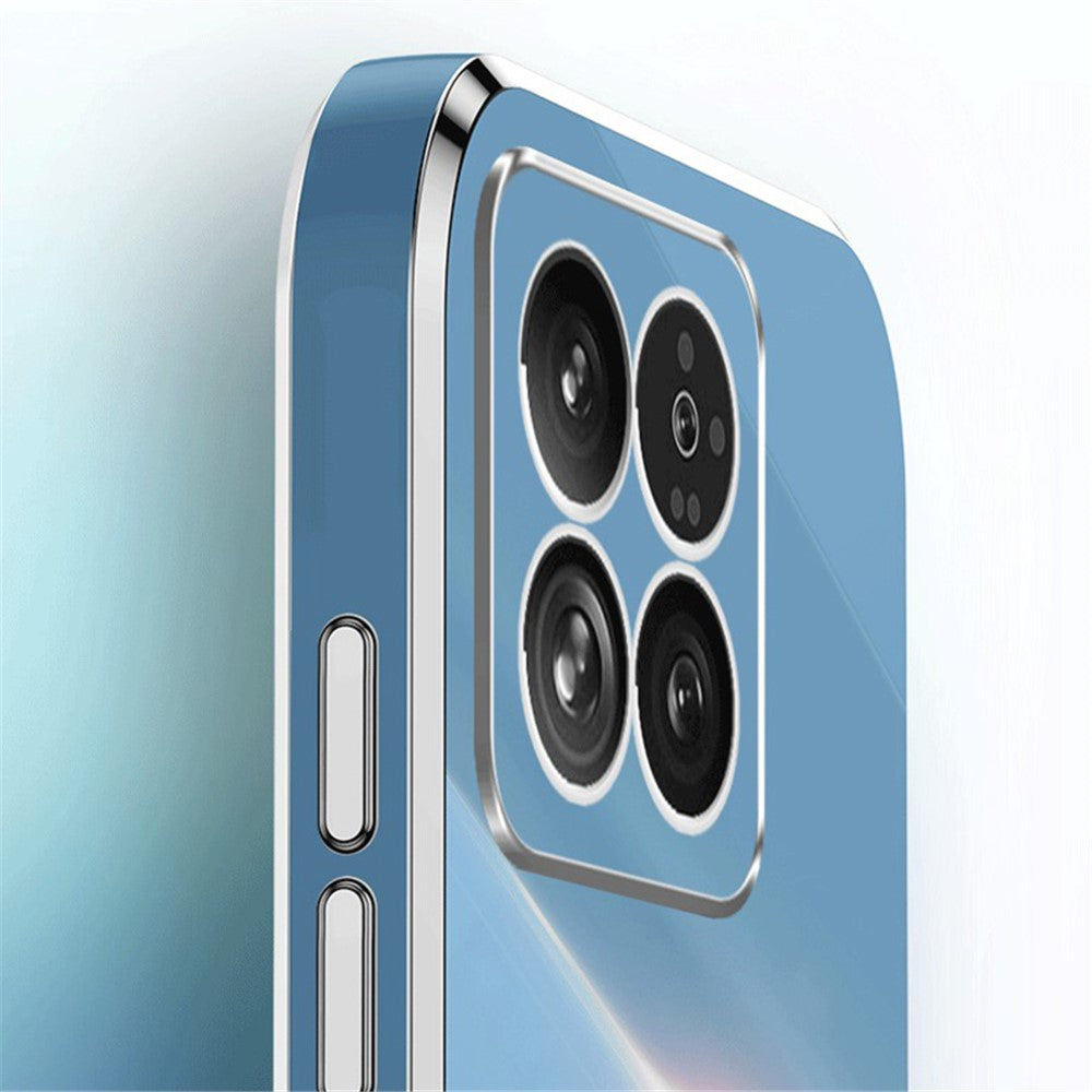 XINLI For Xiaomi 14 Case Electroplated Anti-drop Phone TPU Cover with Ring Kickstand