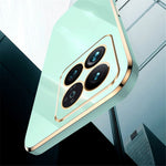 XINLI For Xiaomi 14 Case Electroplating TPU Drop-proof Phone Back Cover
