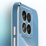 XINLI For Xiaomi 14 Case Electroplating TPU Drop-proof Phone Back Cover