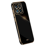 XINLI For Xiaomi 14 Case Electroplating TPU Drop-proof Phone Back Cover