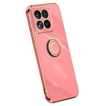 XINLI For Xiaomi 14 Pro Case Electroplated TPU Ring Kickstand Phone Cover