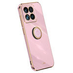 XINLI For Xiaomi 14 Pro Case Electroplated TPU Ring Kickstand Phone Cover