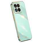 XINLI For Xiaomi 14 Pro Cover Electroplating Gold Edge TPU Anti-scratch Phone Case
