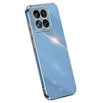 XINLI For Xiaomi 14 Pro Cover Electroplating Gold Edge TPU Anti-scratch Phone Case