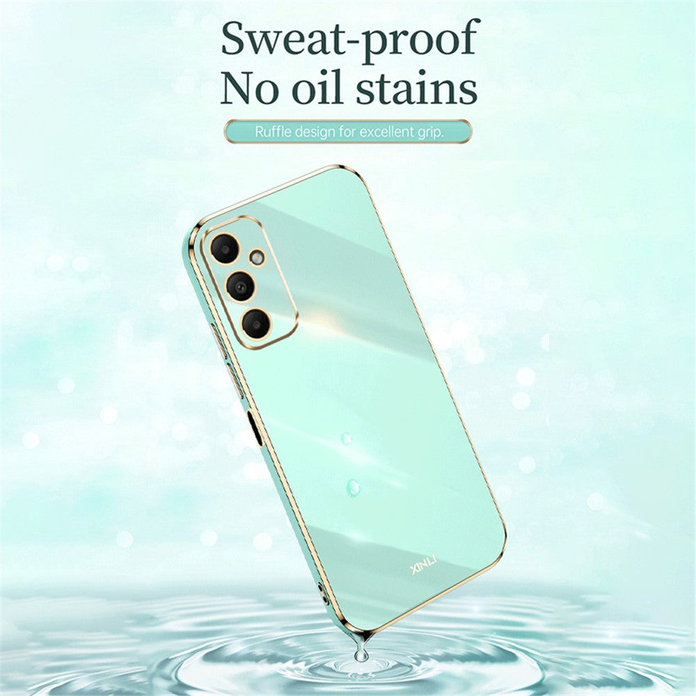 XINLI Til Samsung Galaxy A05s 4G Cover Elektroplateret Faldbeskyttende TPU Telefoncover
