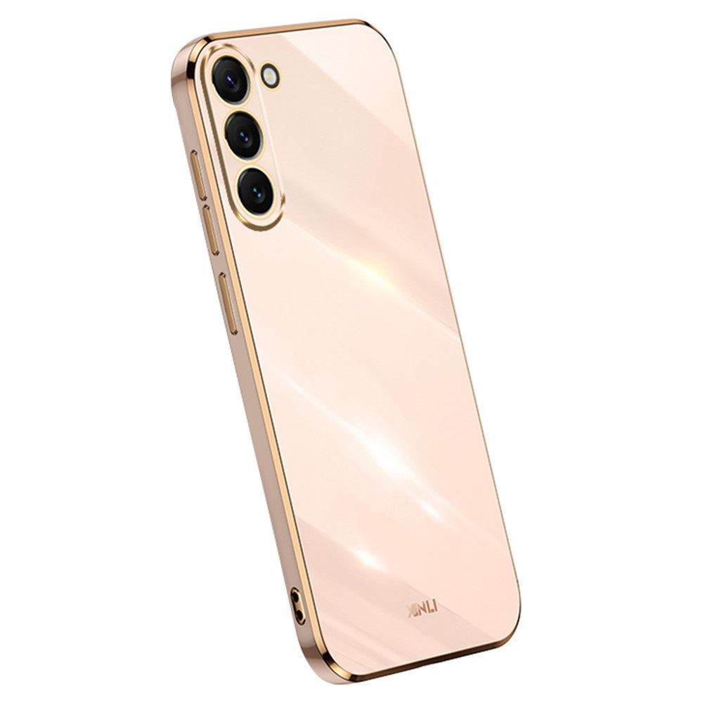 XINLI For Samsung Galaxy S24+ Case Electroplated Anti-shock TPU Phone Cover