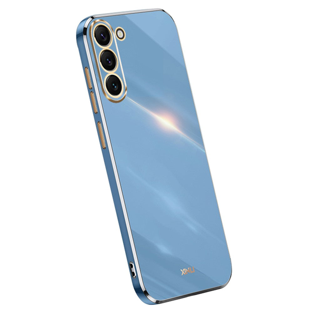 XINLI For Samsung Galaxy S24+ Case Electroplated Anti-shock TPU Phone Cover