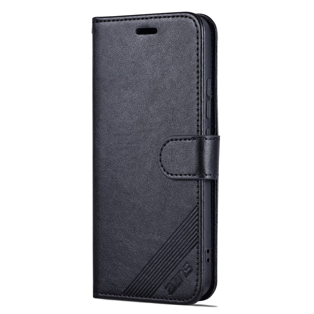 AZNS For Xiaomi 14 Case Anti-scratch Wallet TPU + PU Leather Cell Phone Cover