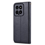 AZNS For Xiaomi 14 Case Anti-scratch Wallet TPU + PU Leather Cell Phone Cover