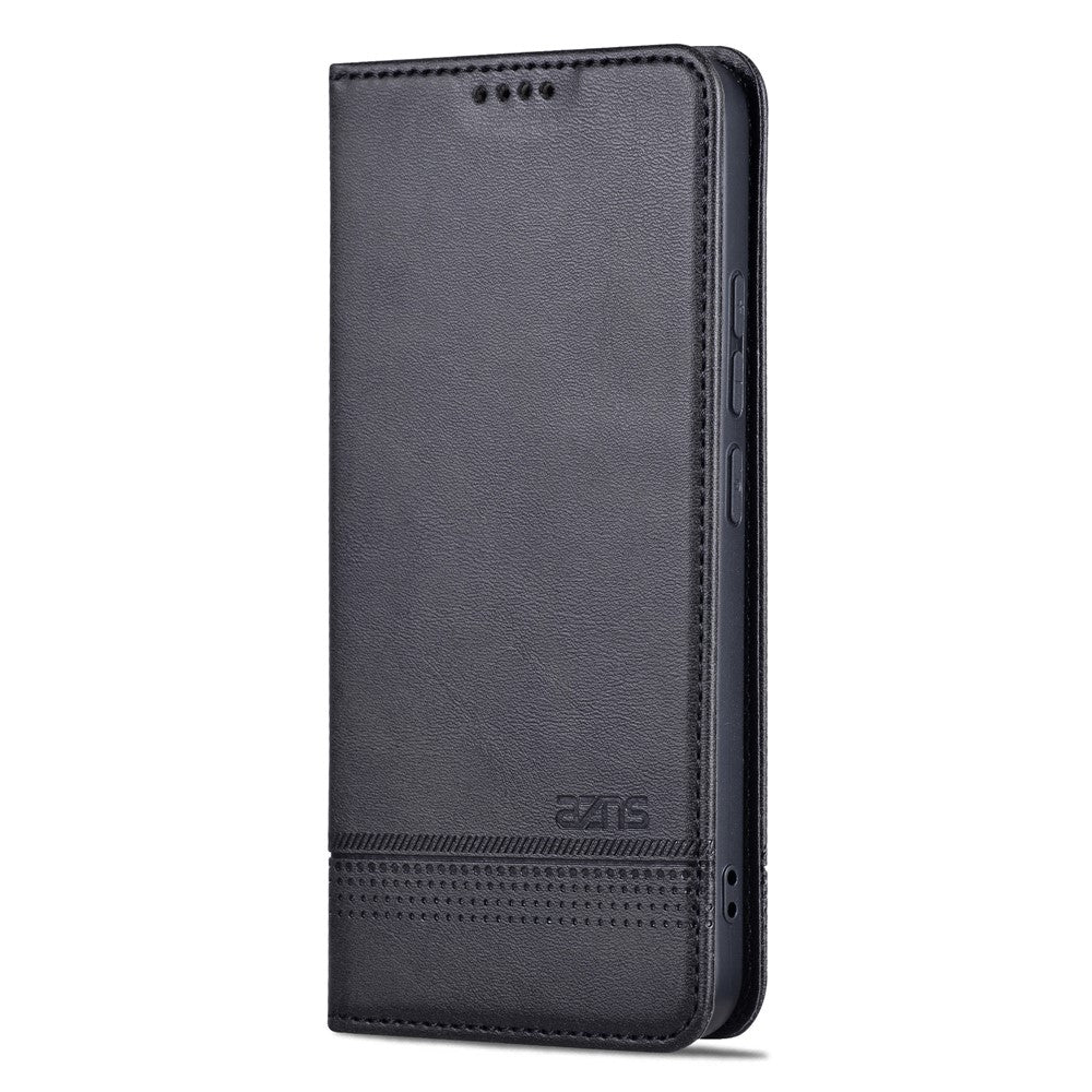 AZNS For Xiaomi 14 Case Anti-Scratch Cell Phone Stand Wallet Cover
