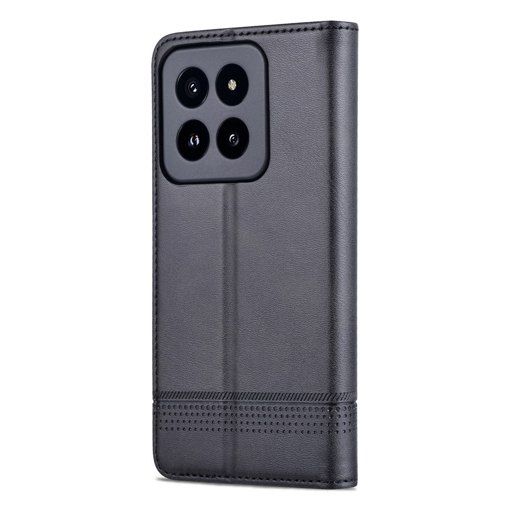 AZNS For Xiaomi 14 Pro Phone Case Magnetic Auto Closing Phone Wallet Phone Cover