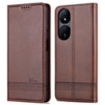 AZNS For Honor Play 50 Plus 5G Case Magnetic Closing Leather Wallet Phone Cover