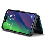 For iPhone 15 Phone Case CASEME C22 Leather Back Cover with RFID Blocking Card Slots