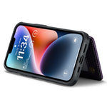 For iPhone 14 Plus Phone Case CASEME C22 Leather Back Cover with RFID Blocking Card Slots