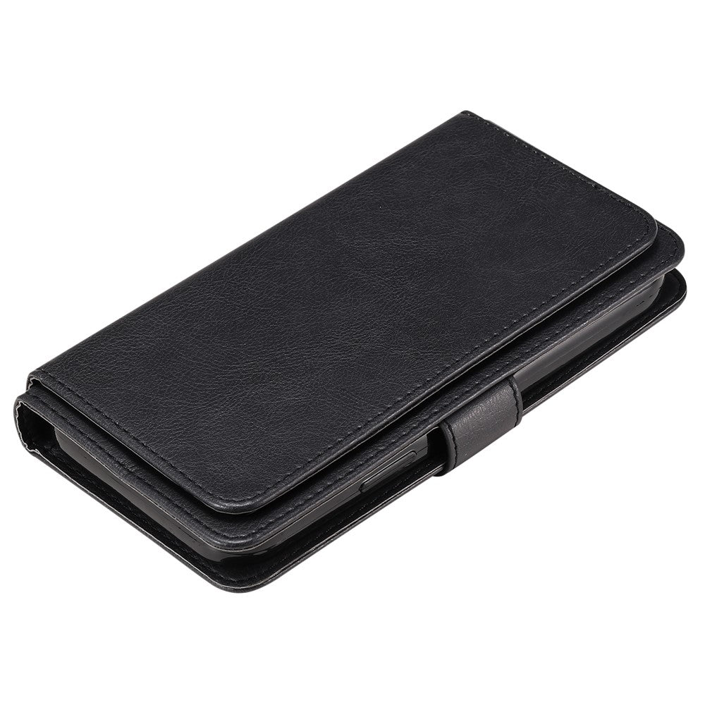 Til Samsung Galaxy A15 5G lædercover med 10 kortpladser og standfunktion