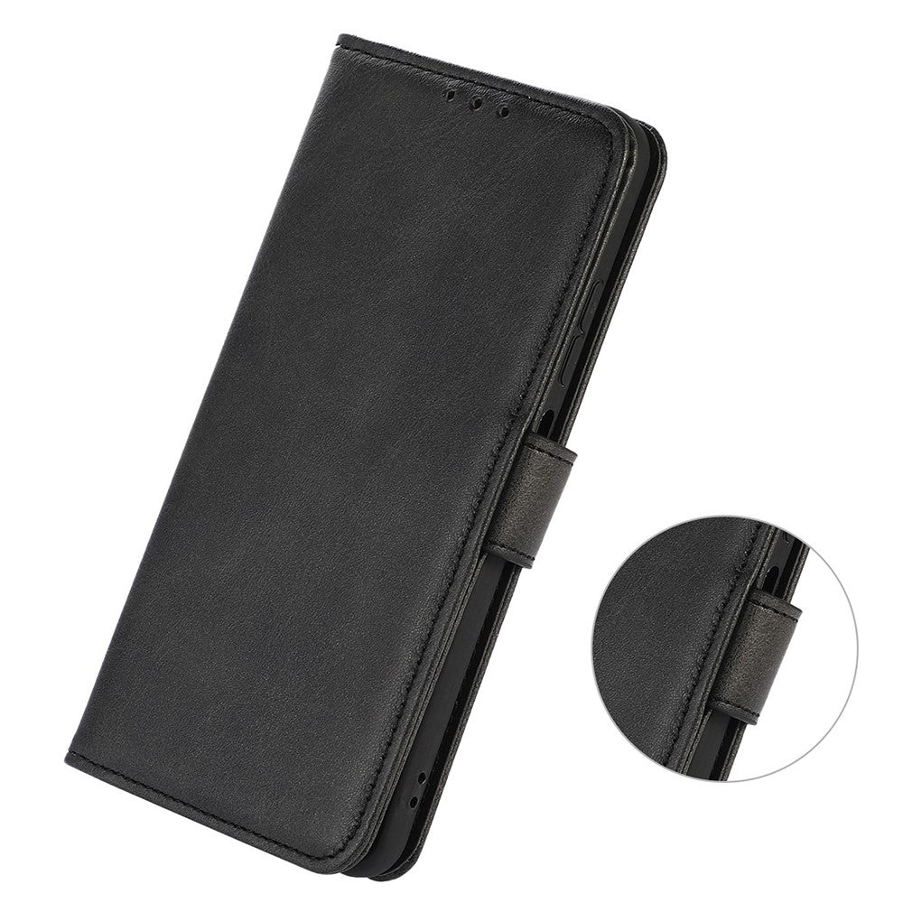 Xiaomi Redmi 13C 4G / 13C 5G / Poco C65 4G / Poco M6 5G / 13R 5G skal, vikbart stativ, kohudstruktur, mobilskal