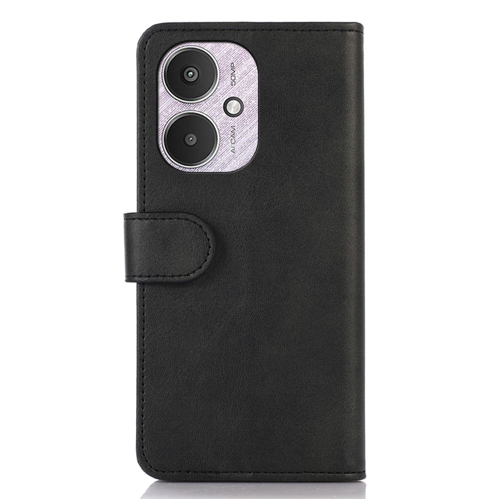 Xiaomi Redmi 13C 4G / 13C 5G / Poco C65 4G / Poco M6 5G / 13R 5G skal, vikbart stativ, kohudstruktur, mobilskal