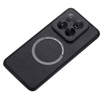 For Xiaomi 14 Pro Case PU Leather+TPU Magnetic Phone Cover Magnetic Case