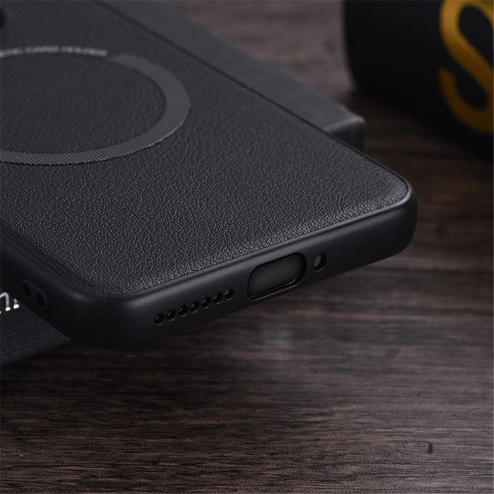 For Xiaomi 14 Pro Case PU Leather+TPU Magnetic Phone Cover Magnetic Case