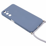Til Samsung Galaxy A05s 4G TPU Telefoncover Mikrofiberforing Gummibelagt Cover med Snor
