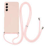 Til Samsung Galaxy A05s 4G TPU Telefoncover Mikrofiberforing Gummibelagt Cover med Snor