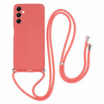 Til Samsung Galaxy A05s 4G TPU Telefoncover Mikrofiberforing Gummibelagt Cover med Snor