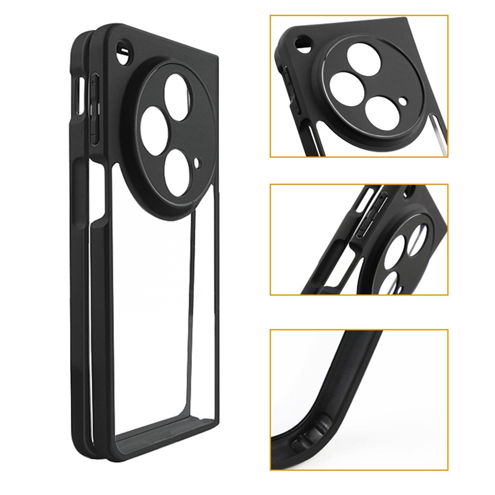 For Oppo Find N3 5G Slim-Fit TPU + PC Clear Phone Cover Dustproof Phone Shell Case