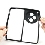 For Oppo Find N3 5G Slim-Fit TPU + PC Clear Phone Cover Dustproof Phone Shell Case