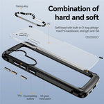 PC+TPU Phone Case for Samsung Galaxy S24+ Phone Cover with Anti-Drop Alloy Lens Frame
