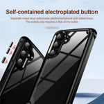 PC+TPU Phone Case for Samsung Galaxy S24+ Phone Cover with Anti-Drop Alloy Lens Frame