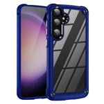 PC+TPU Phone Case for Samsung Galaxy S24+ Phone Cover with Anti-Drop Alloy Lens Frame