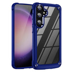 PC+TPU Phone Case for Samsung Galaxy S24+ Phone Cover with Anti-Drop Alloy Lens Frame