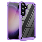 PC+TPU Phone Case for Samsung Galaxy S24+ Phone Cover with Anti-Drop Alloy Lens Frame