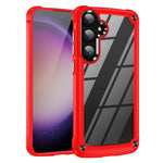 PC+TPU Phone Case for Samsung Galaxy S24+ Phone Cover with Anti-Drop Alloy Lens Frame