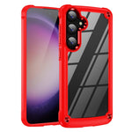 PC+TPU Phone Case for Samsung Galaxy S24+ Phone Cover with Anti-Drop Alloy Lens Frame