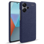 For Xiaomi Redmi Note 13 Pro+ 5G Slim-fit Case Smartphone Cover Shockproof Cloth+PC Phone Shell