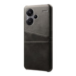 For Xiaomi Redmi Note 13 Pro+ 5G Case Dual Card Slots PU+PC Slim Phone Cover