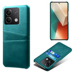 For Xiaomi Redmi Note 13 5G Case Dual Card Slots Shockproof Case PU+PC Slim Phone Case