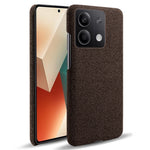 Ultra-light Phone Cover for Xiaomi Redmi Note 13 5G Case Shockproof Cloth+PC Shell