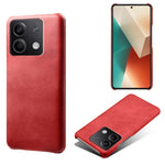 For Xiaomi Redmi Note 13 5G Case Calf Texture Anti-Drop PU+PC Phone Shell