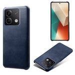For Xiaomi Redmi Note 13 5G Case Calf Texture Anti-Drop PU+PC Phone Shell