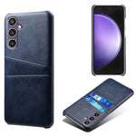 For Samsung Galaxy S23 FE Cover Dual Card Slots PU Leather + PC Phone Case
