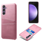 For Samsung Galaxy S23 FE Cover Dual Card Slots PU Leather + PC Phone Case