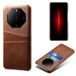 For Huawei Mate 60 RS Ultimate Case PU Leather Coated PC Phone Cover with 2 Card Slots