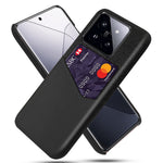 Cloth Texture Phone Case for Xiaomi 14 Protective Cover Shockproof PU+PC Phone Shell