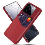 Cloth Texture Phone Case for Xiaomi 14 Protective Cover Shockproof PU+PC Phone Shell