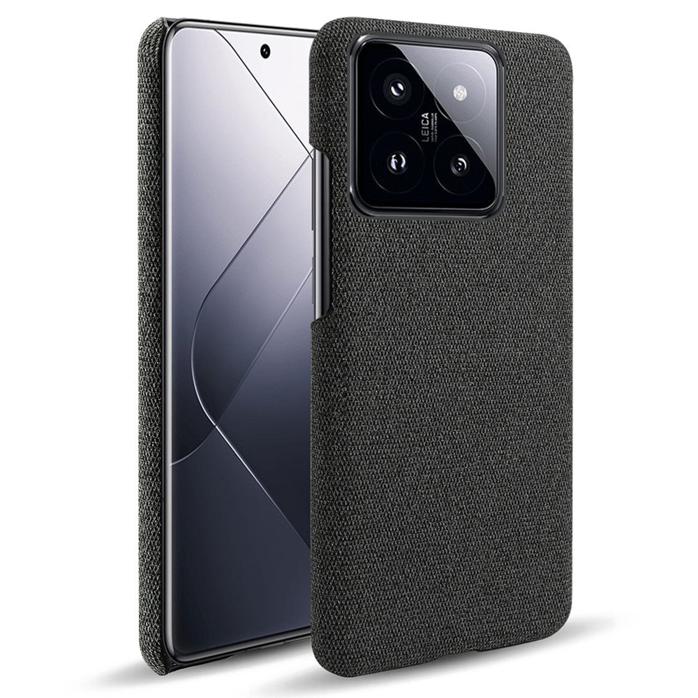 Slim Smartphone Cover for Xiaomi 14 Case Shockproof Cloth+PC Phone Shell